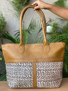 Nuevo diseño de piel Bolso grande Bolsos de cuero de vaca Bolso de mano - Product Image 4