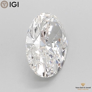 เพชร CVD ทรงรี 1.00 กะรัต สี F ความสะอาด VVS1 พร้อมใบรับรอง IGI ผลิตเพื่อการสั่งทำพิเศษ - Product Image 5
