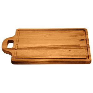 Planche à découper en bois épais pour couper légumes, viande, fruits et pour les besoins quotidiens de cuisson. - Product Image 3