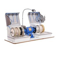 Machine automatique de découpe et de polissage de cabochons en acier inoxydable 220V de 8 pouces pour bijoux et outils, 1800 tr/min, 55 lb
