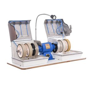 เครื่องเจียรและขัดอัญมณีอัตโนมัติ ขนาด 8 นิ้ว 220V สำหรับเจียรและขัดหินคาโบชอง ความเร็ว 1800 รอบต่อนาที รับน้ำหนักได้ 55 ปอนด์ - Product Image 3