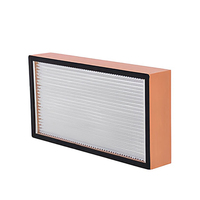 Personnalisé H13 MERV 6 8 11 13 14 15 Filtres à air cvc plissés Cadre en aluminium Climatiseur Système cvc Filtre à air Merv