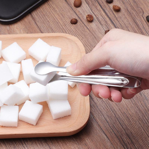 ที่คีบน้ำตาลก้อนเล็กแบบมีโลโก้สั่งทำ ที่คีบสแตนเลสคุณภาพพรีเมียมสำหรับบาร์ ร้านอาหาร งานปาร์ตี้ ที่คีบครัวขนาดเล็ก - Product Image 4