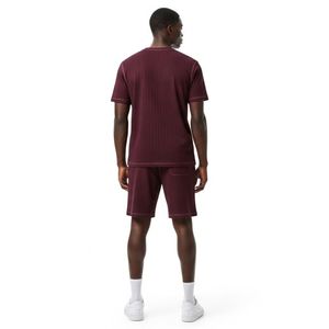 ชุดเซ็ตผู้ชาย ผ้าระบายอากาศดี เนื้อนุ่ม สวมใส่สบาย น้ำหนักเบา ดีไซน์ทนทาน พิมพ์ลาย โพลีเอสเตอร์ ผ้าไม่ทอ ชุดวอร์ม ชุดออกกำลังกาย - Product Image 5