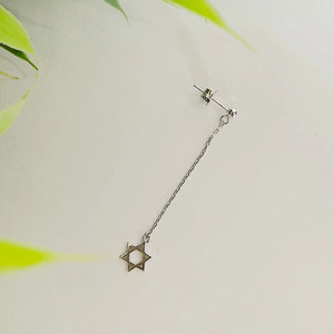 ต่างหูเงินแท้ 925 รูปดาวห้อยระย้าสำหรับผู้หญิง สวมใส่ได้ทุกวัน - Product Image 3