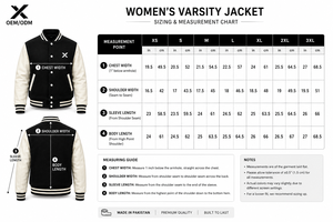 Chaqueta Varsity Clásica de Lana y Cuero para Mujer X Sports City, Mangas de Cuero Sintético, Cuello Camisero, Color Sólido, Ropa de Otoño, OEM - Product Image 5