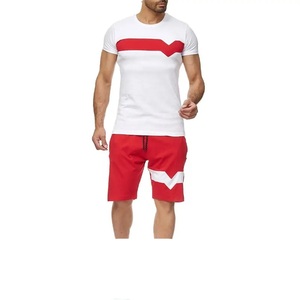 Conjunto de Verano de Alta Calidad para Hombre, Camiseta Casual Estampada de Moda, Conjunto Deportivo de Verano con Camiseta sin Mangas y Pantalones Cortos Estampados - Product Image 1