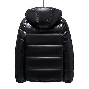 Men's High Quality Unisex Winter Puffer Jacket For Men Warm Windproof Hoodie Full Zipper Closure Casual Insulated Puffer Jacket - Product Image 2