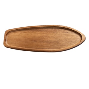 Bandeja Pequeña de Madera de Acacia Sólida con Diseño de Frutas, Moderna, para Venta al por Mayor, Ideal para Ramadán y Bodas - Product Image 2