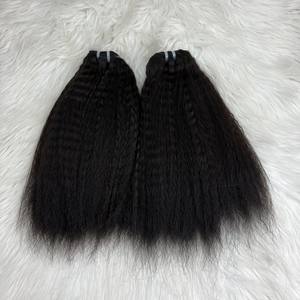 Perruques Lace Front et extensions de cheveux humains Kinky Straight Trame de qualité supérieure pour des transformations de cheveux élégantes - Product Image 5