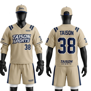 Tenue de lacrosse pour hommes en maille polyester respirante 160 GSM, design à panneaux orange, bleu marine et blanc, ensemble personnalisable avec logo par sublimation - Product Image 6