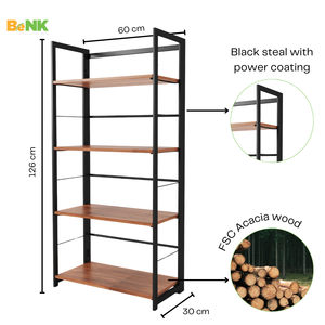 Solution de gestion d'espace d'étagère en bois économique pratique pour le stockage à domicile - Product Image 3