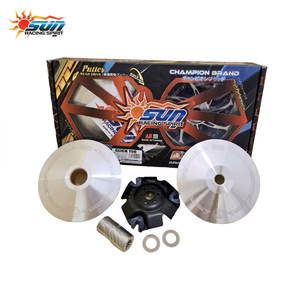 SUN RACING CK150-CVT001 CLICK150 Juego de Poleas CVT de Acero, Sistema de Transmisión Completo, Mejora de Alto Rendimiento para Scooter, Hecho en Taiwán - Product Image 1