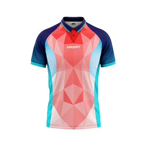 OEM ODM Hauts actifs personnalisés polo en polyester spandex respirant sans couture avec ensemble imprimé au design unique pour les sports de tennis - Product Image 1