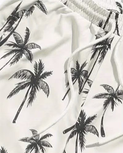 Men Summer T-Shirt and Shorts Set Casual Beachwear Two-Piece Outfit Custom Logo ODM Front - Product Image 4