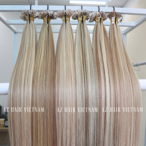 Couleurs personnalisables de haute qualité Style droit-Expédition mondiale Extensions de cheveux à pointe plate de cheveux humains à la kératine - Product Image 4