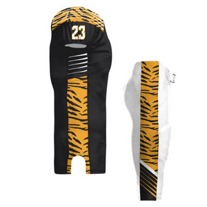 Unisex Fitted <b>White</b> Football Pants Elastic Waist Moisture Wicking Eco-Friendly Four-Way Stretch Windproof Polyester Sportswear - Product Image 4