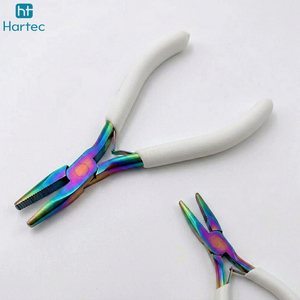 Stainless Steel Professional Salon Wholesale New Ergonomic Handle Hair <b>Extension</b> Pliers Micro <b>Bead</b> Ring Remover Plier Tool - Product Image 6