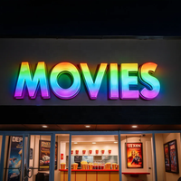 Letrero 3D Personalizado con Letras LED RGB a Prueba de Agua, Letrero de Canal LED a Todo Color para Negocios, Tiendas, Publicidad y Exhibición de Logotipos