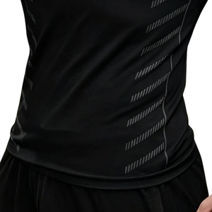 Mens Casual Knitted Long Sleeve Compression Athletic Sports Base Layer Crew Neck Geometric Print Training Running Gym Fitness - Product Image 6