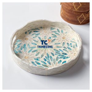 Bandeja de Nácar, Decoración de Muebles, Estilo Artesanal, Hecha a Mano, Vietnam - Product Image 1