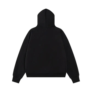 เสื้อฮู้ดฮิปฮอปทรงปกติ สไตล์วินเทจ หนานุ่มสำหรับฤดูหนาว ล้างสีแบบแอซิดวอช ประดับด้วยคริสตัล พร้อมสีที่สามารถปรับแต่งได้ ผลิตจากโพลีเอสเตอร์ 100% - Product Image 4