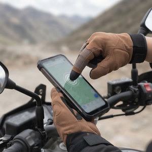 Vintage Leather Motorbike Racer <b>Gloves</b> Hard <b>Knuckle</b> Protection Touchscreen Capable Non Slip Long Distance Racing To Use <b>Gloves</b> - Product Image 6