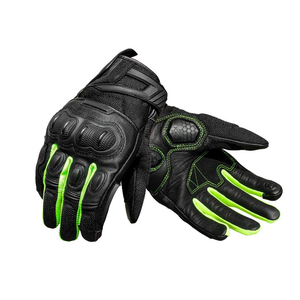 Nuevos Guantes de Motociclista Unisex de Cuero Vacuno Transpirable para Uso en Exteriores Hechos en Pakistán - Product Image 1