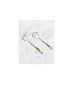 Ensemble de cuillères à salade en acier inoxydable de qualité supérieure pour une présentation de table de luxe avec poignée ergonomique et finition polie miroir - Product Image 1