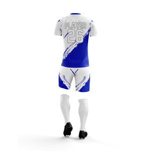 Conjunto de Camiseta y Pantalones Cortos de Fútbol Personalizados para Hombre, Sublimados, Transpirables, Ajuste Atlético, Uniformes Personalizados para Clubes de Fútbol - Product Image 5