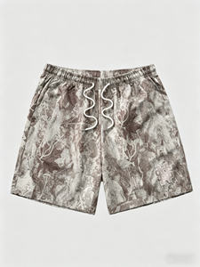 Custom Sublimated 100% Cotton Swim <b>Trunks</b> <b>for</b> <b>Men</b> Quick Dry Beach Shorts Compression Liner Zipper Pocket Solid Service - Product Image 3