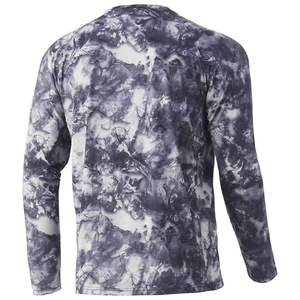 Nuevo mejor proveedor de camisetas de pesca de manga larga con protección solar UV, diseño de logotipo personalizado, sublimadas e impresas para venta en línea - Product Image 2