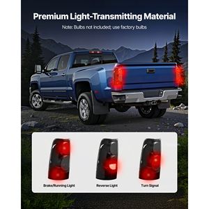 Gruppo Luci Posteriori per Chevy Silverado 1500/2500/3500 1999-2006 e GMC Sierra 1500/2500 HD 1999-2003, 2 Pezzi, Sistema di Illuminazione per Camion - Product Image 4