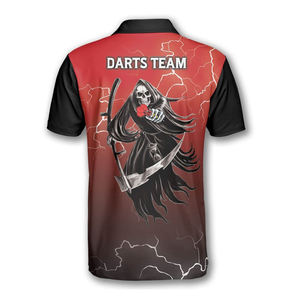 Diseño de Moda, Diseño por Sublimación, Camisetas Polo Personalizadas para Dardos, Diseño de Camiseta de Dardos Personalizada, Camisetas Polo para Dardos - Product Image 3