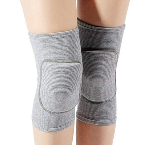 Genouillère de compression confortable en tissu extensible respirant pour la protection athlétique lors des entraînements et des activités sportives - Product Image 1