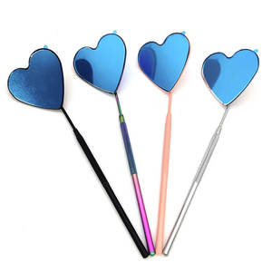 High Quality <b>Square</b> Stainless Steel Lighted & Magnifying Lash <b>Mirror</b> with Customizable Design - Product Image 4