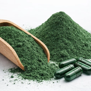 WARRLY Spiruline Pure à 99% Séchée à l'Air Chaud en Capsules Supplément Alimentaire Naturel Superaliment Qualité Alimentaire Pot Mason Gujarati - Product Image 1