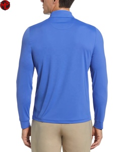 Sudadera de Algodón con Media Cremallera y Hombros Caídos, Personalizable con Logotipo OEM, de Alta Calidad, Estilo Fear God para Hombre - Product Image 6