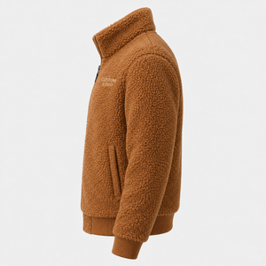 Veste Teddy Homme Tendance en Polaire Épaisse – Manteau d'Hiver Confortable avec Personnalisation OEM - Product Image 4