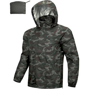 Veste de pluie avec capuche pour homme, tendance, de qualité supérieure, légère, coupe-vent, par Dress Sports - Product Image 1