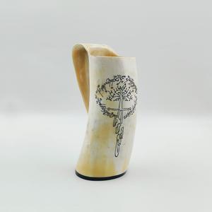 Best Quality Natural Horn <b>Mug</b> Tankard Handmade Buffalo Horn with Engraving Customized Horn <b>Mugs</b> manufactured for Drinking - Product Image 6