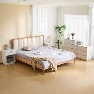โต๊ะข้างเตียงสีขาวแบบลิ้นชักเดียวพร้อมชั้นวาง - Product Image 6