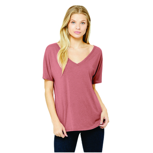 Camisetas Deportivas de Manga Corta con Cuello en V para Mujer, 100% Algodón, Ecológicas, Transpirables, de Secado Rápido, Antiarrugas, Lisas, Teñidas, para Verano - Product Image 6