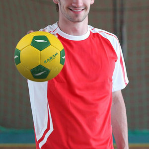 Ballon de handball professionnel personnalisé avec logo, en cuir PU durable, pour entraînement et matchs, en vente en ligne - Product Image 4