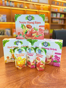 เครื่องดื่มชูกำลังรอยัลเรดโจนเซ็งผสมน้ำลิ้นจี่สำหรับเด็กและผู้ใหญ่ อายุการเก็บรักษา 12 เดือน VINUT TRUST ขายส่ง - Product Image 5