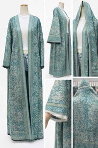 Túnica holgada estilo Kaftan Abaya de Dubái, hecha a mano, larga hasta el suelo, de manga larga, tela suave y transpirable, corte holgado, informal, para fiestas. - Product Image 6