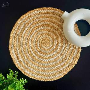 Al por mayor: Mantel individual de jacinto de agua floral de lujo, tradicional vietnamita, tejido a mano, ecológico, grueso, de alto aislamiento, para bodas - Product Image 3