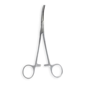 Pinzas Hemostáticas Manuales de Acero Desechables de 180 mm, Instrumento Quirúrgico Curvo de Alta Calidad con Certificación CE - Product Image 1
