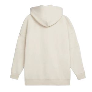 เสื้อฮู้ดสตรีทแวร์ผ้าฝ้ายฟลีซสำหรับฤดูหนาว ผู้ชาย สวมใส่สบาย ทรงปกติ มีโลโก้ด้านหน้า สีพื้น ไม่มีกระเป๋า ไม่มีเชือกผูก - Product Image 3