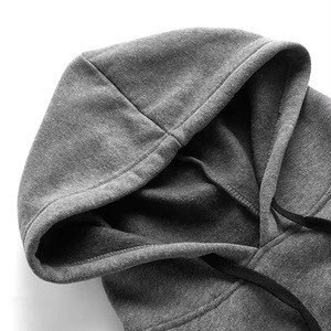 Nouvelle Arrivée Style Unique Sweat à Capuche Homme Personnalisé Multicolore Décontracté pour l'Extérieur Uni Teint en Masse Basique en Coton Mélangé Polaire avec Poche - Product Image 3
